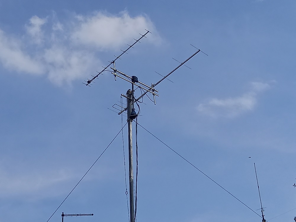 Sat Antenna system 8LF + 13 DK7ZB
